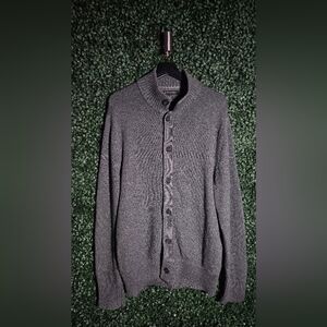 Banana Republic Gray Cardigan Sweater Knit Long Sleeve